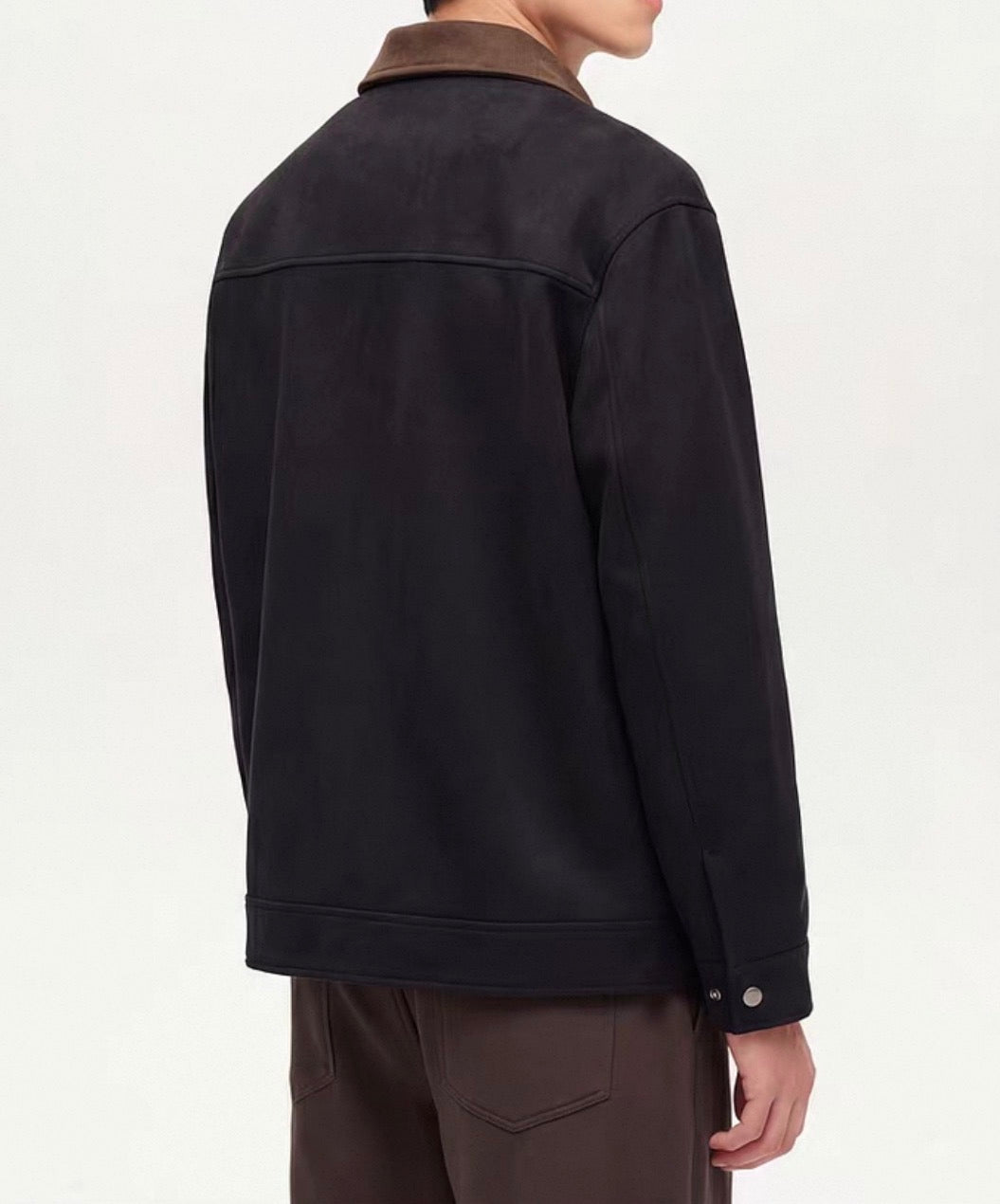 MONTARI SUEDE COLLAR JACKET