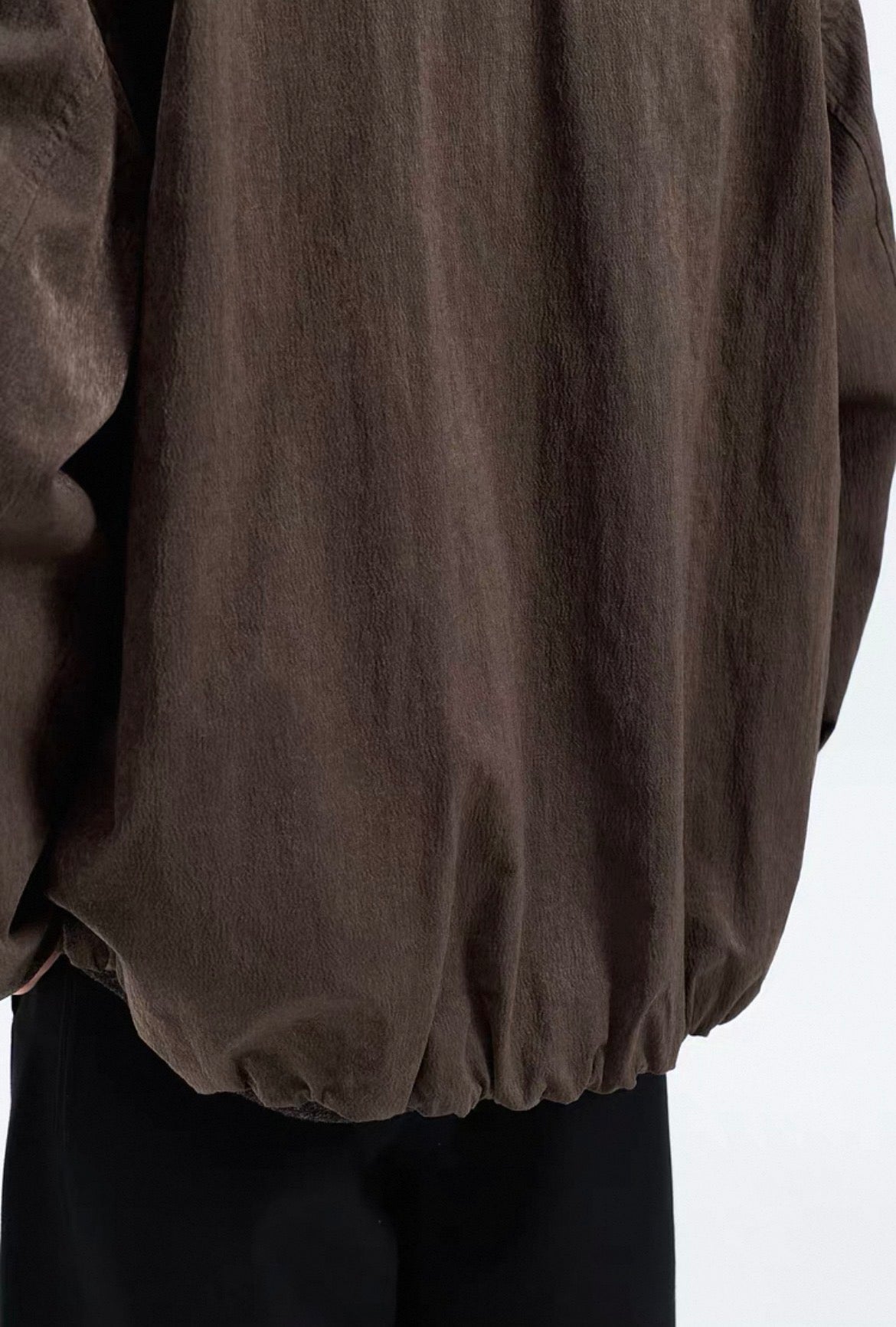 MONTARI VINTAGE LEATHER COLLAR JACKET