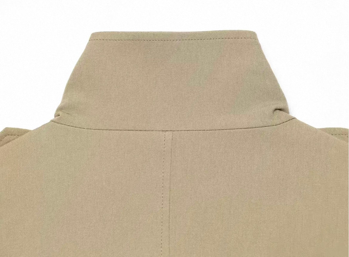 MONTARI BELTED STAND COLLAR JACKET