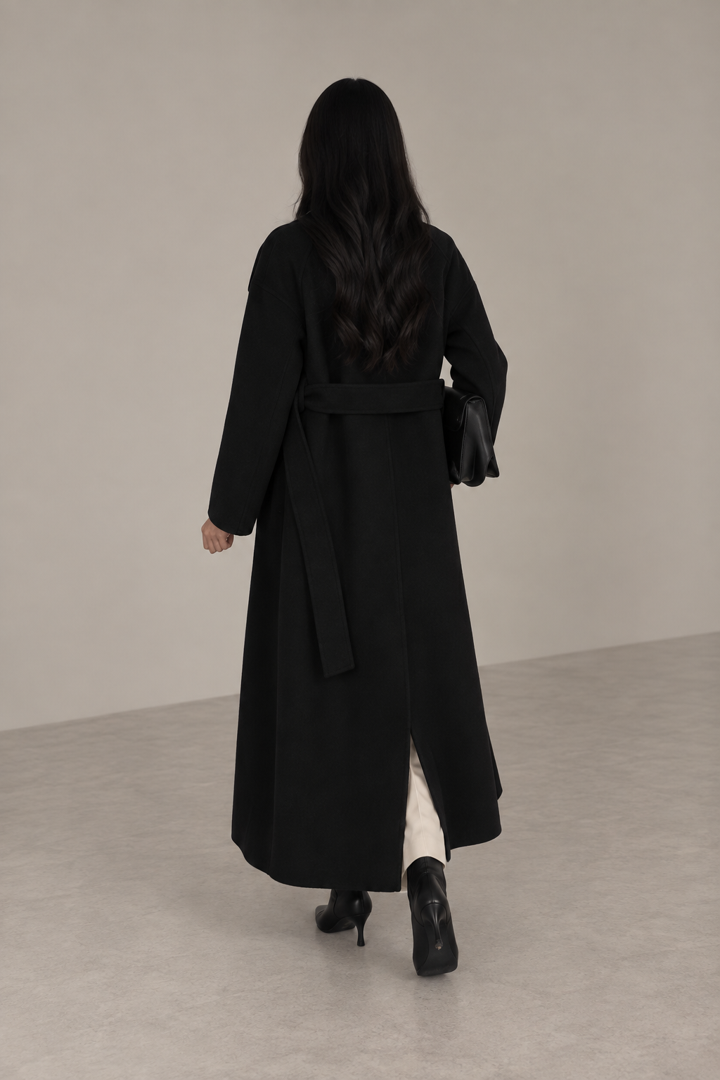 MONTARI BELTED LONG COAT