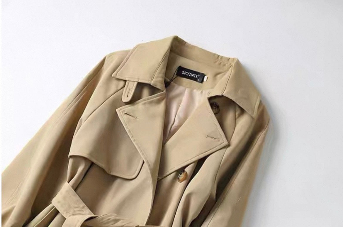 MONTARI STRUCTURED BELTED COAT