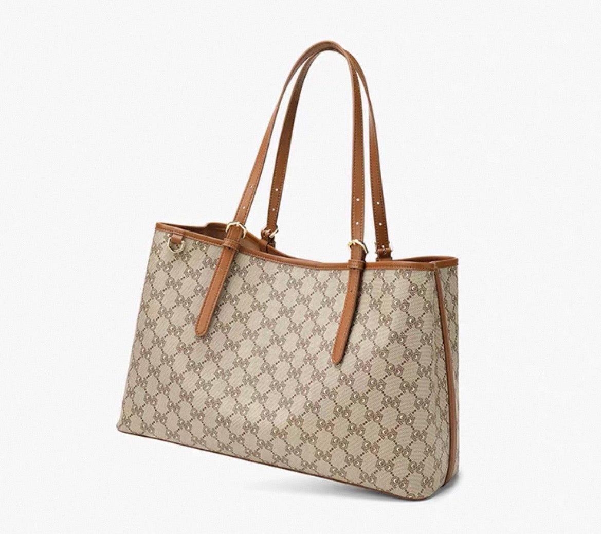 MONTARI SIGNATURE MONOGRAM TOTE