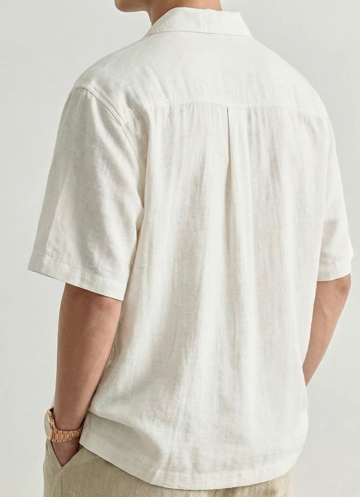 MONTARI LINEN CAMP SHIRT