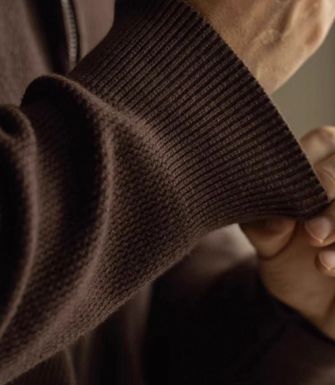 MONTARI ZIP-UP KNIT JACKET