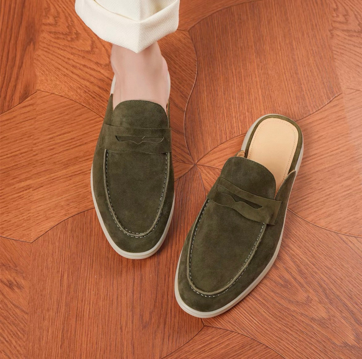 MANTORI SUEDE PENNY LOAFERS