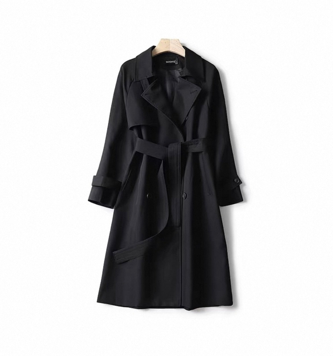 MONTARI STRUCTURED BELTED COAT