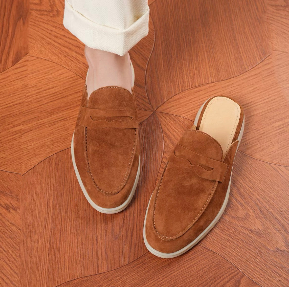 MANTORI SUEDE PENNY LOAFERS