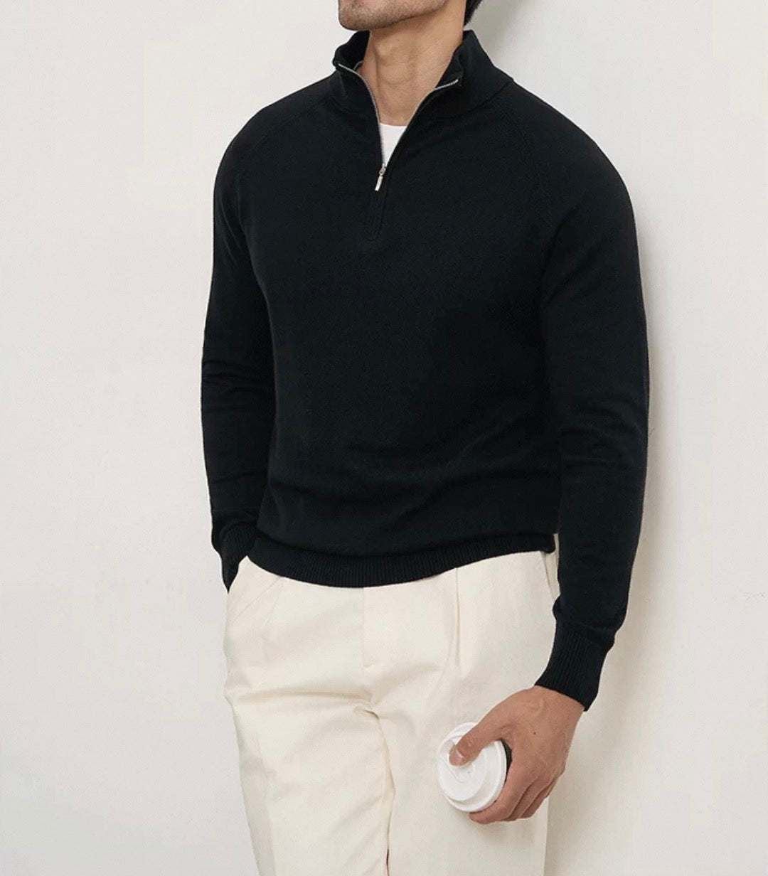 MONTARI HALF-ZIP SWEATER