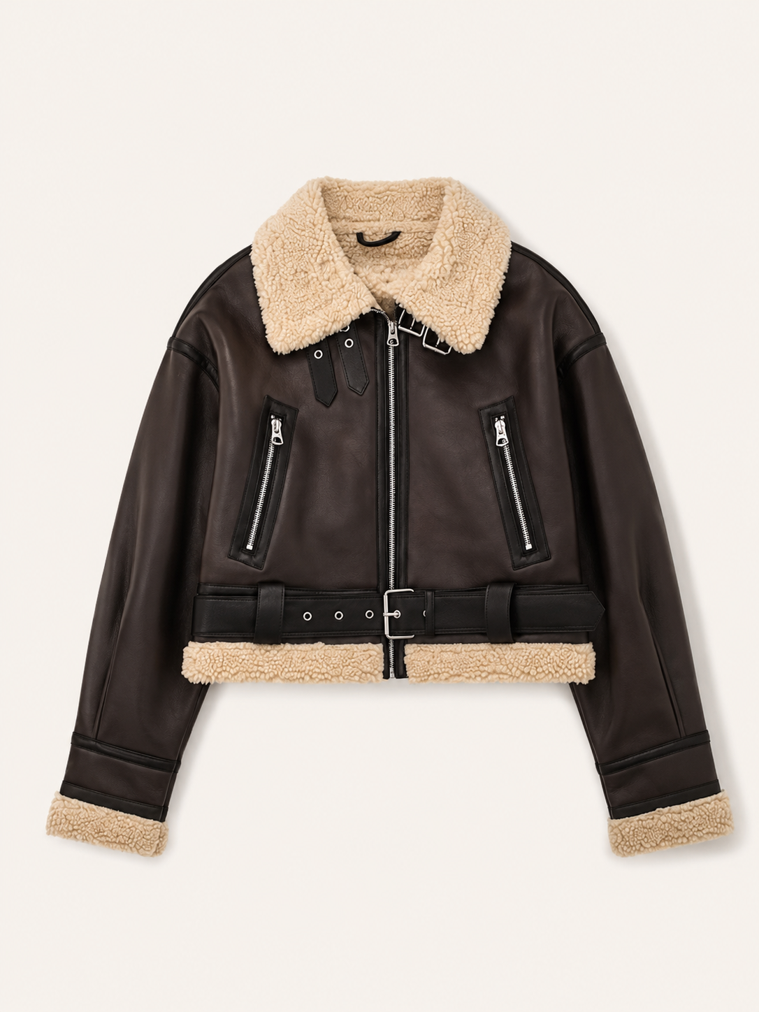 MONTARI SHEARLING LEATHER JACKET
