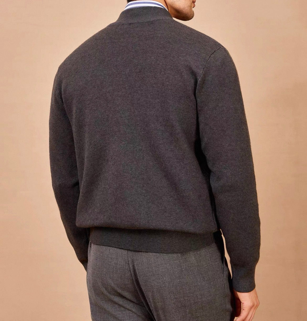 MONTARI HALF-ZIP KNIT SWEATER