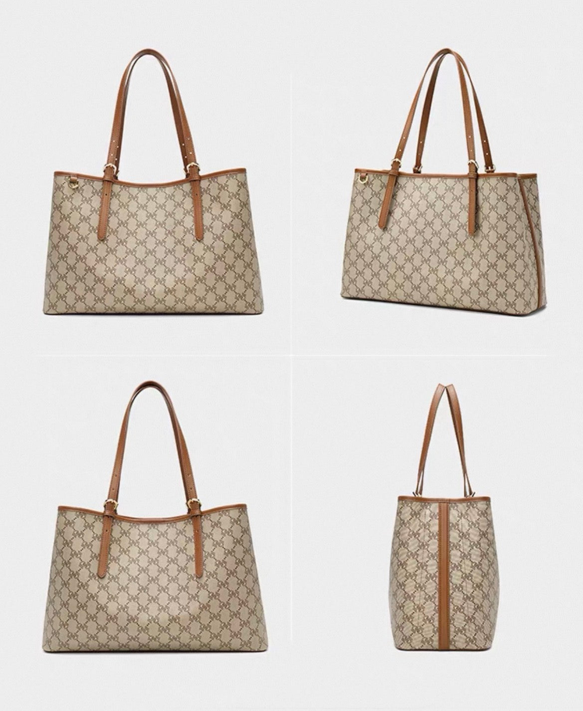 MONTARI SIGNATURE MONOGRAM TOTE