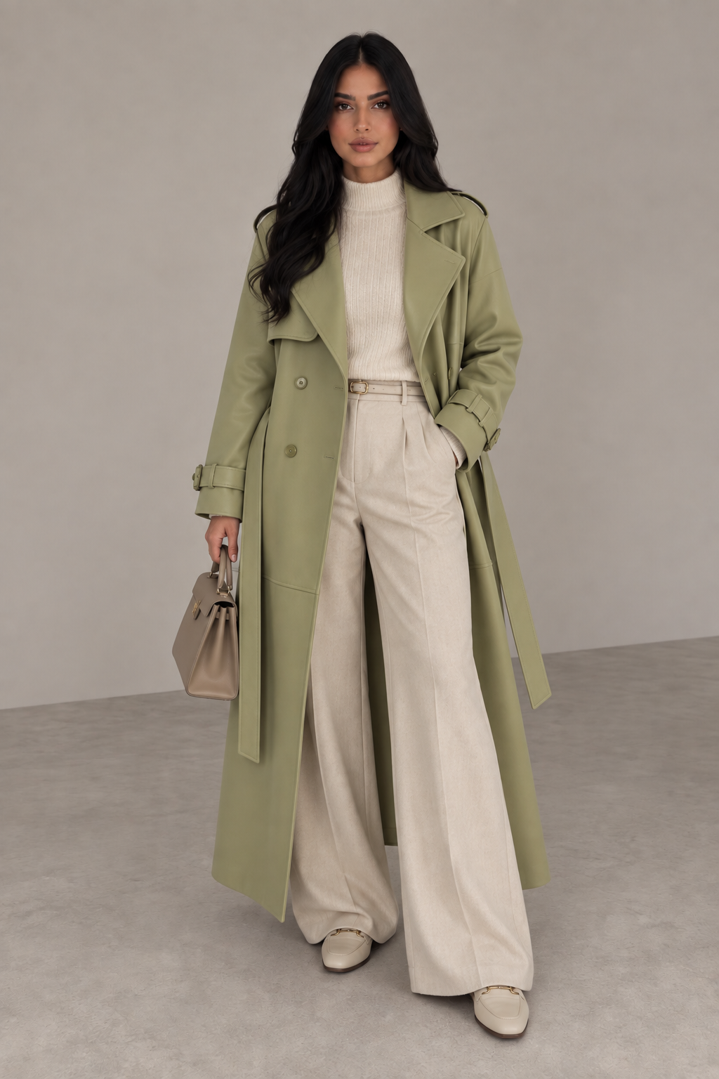 MONTARI SIENNA LEATHER COAT