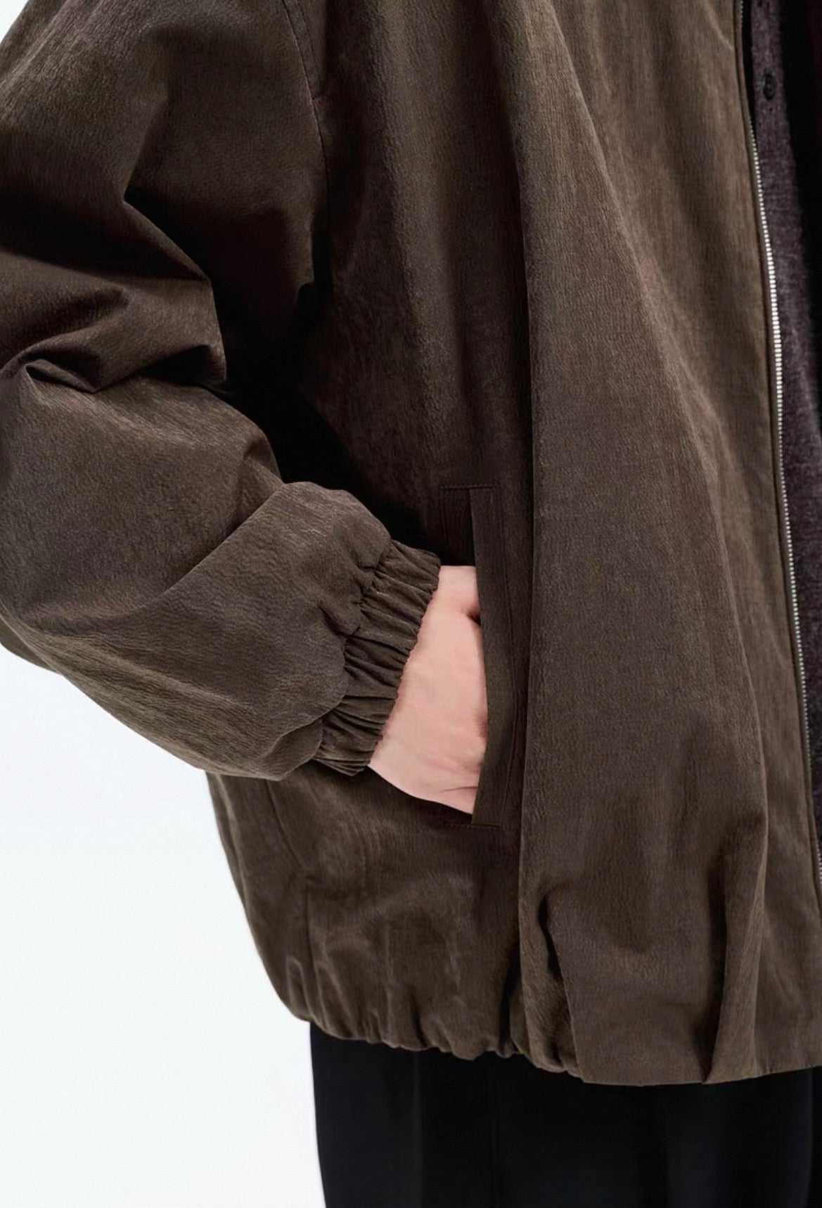 MONTARI VINTAGE LEATHER COLLAR JACKET