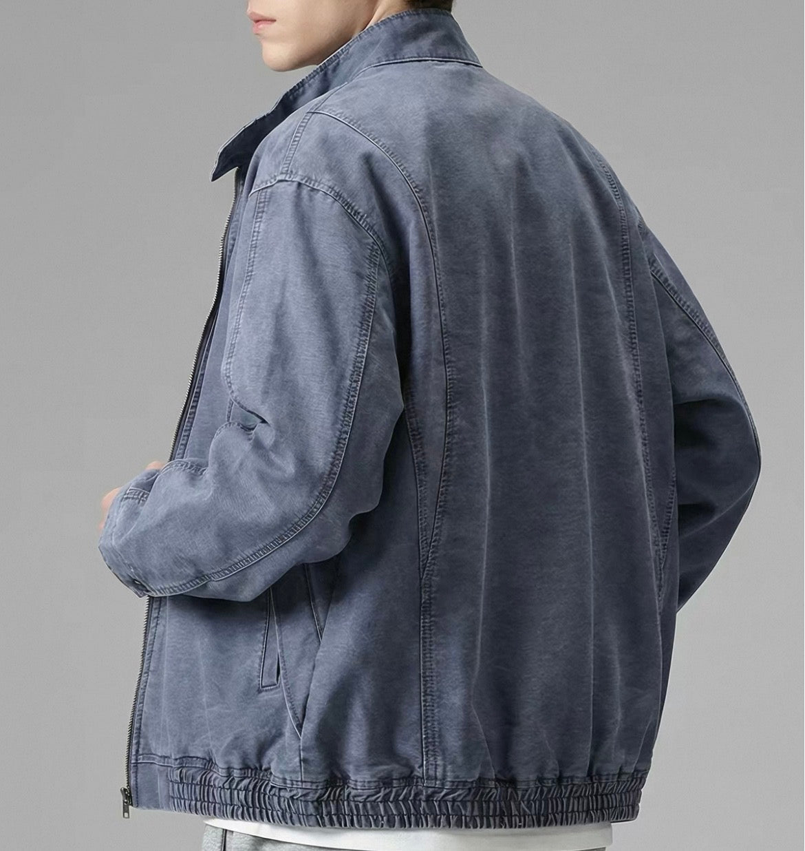 MONTARI VINTAGE ZIPPER BOMBER JACKET