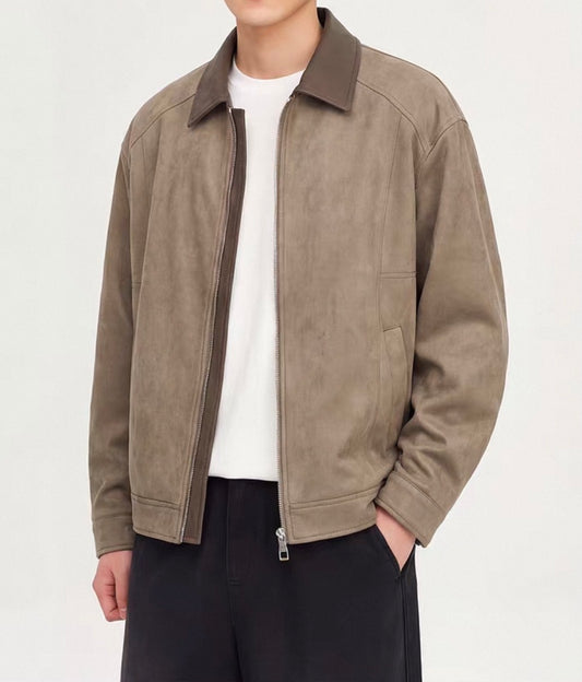MONTARI SUEDE COLLAR JACKET