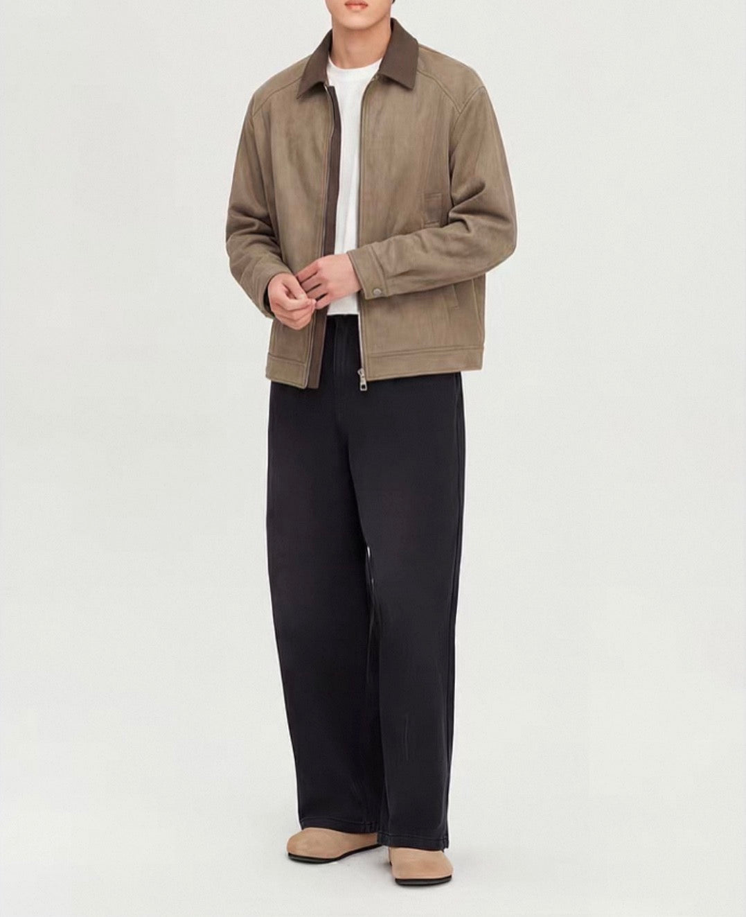 MONTARI SUEDE COLLAR JACKET
