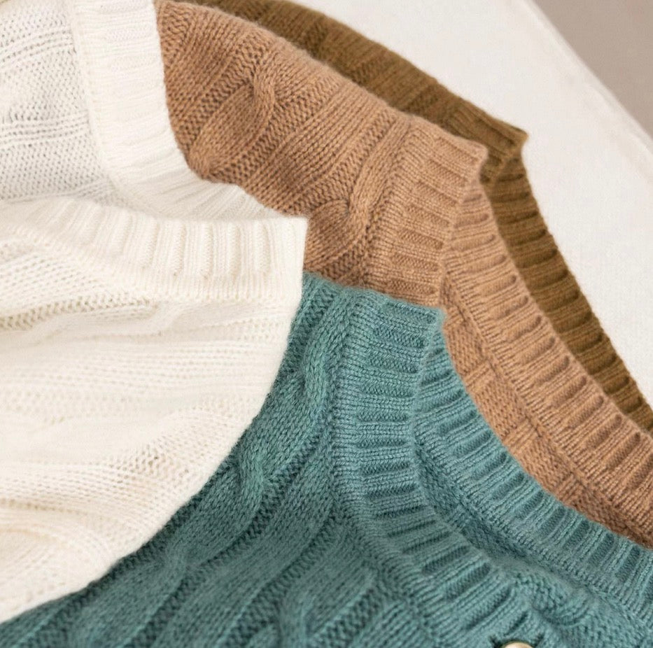 MONTARI CABLE KNIT CARDIGAN