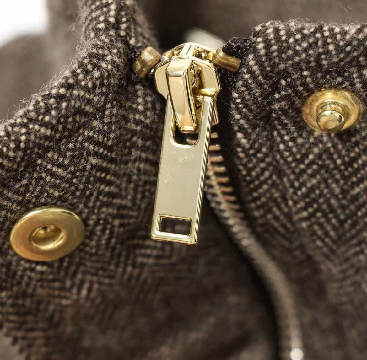 MONTARI HERRINGBONE UTILITY JACKET