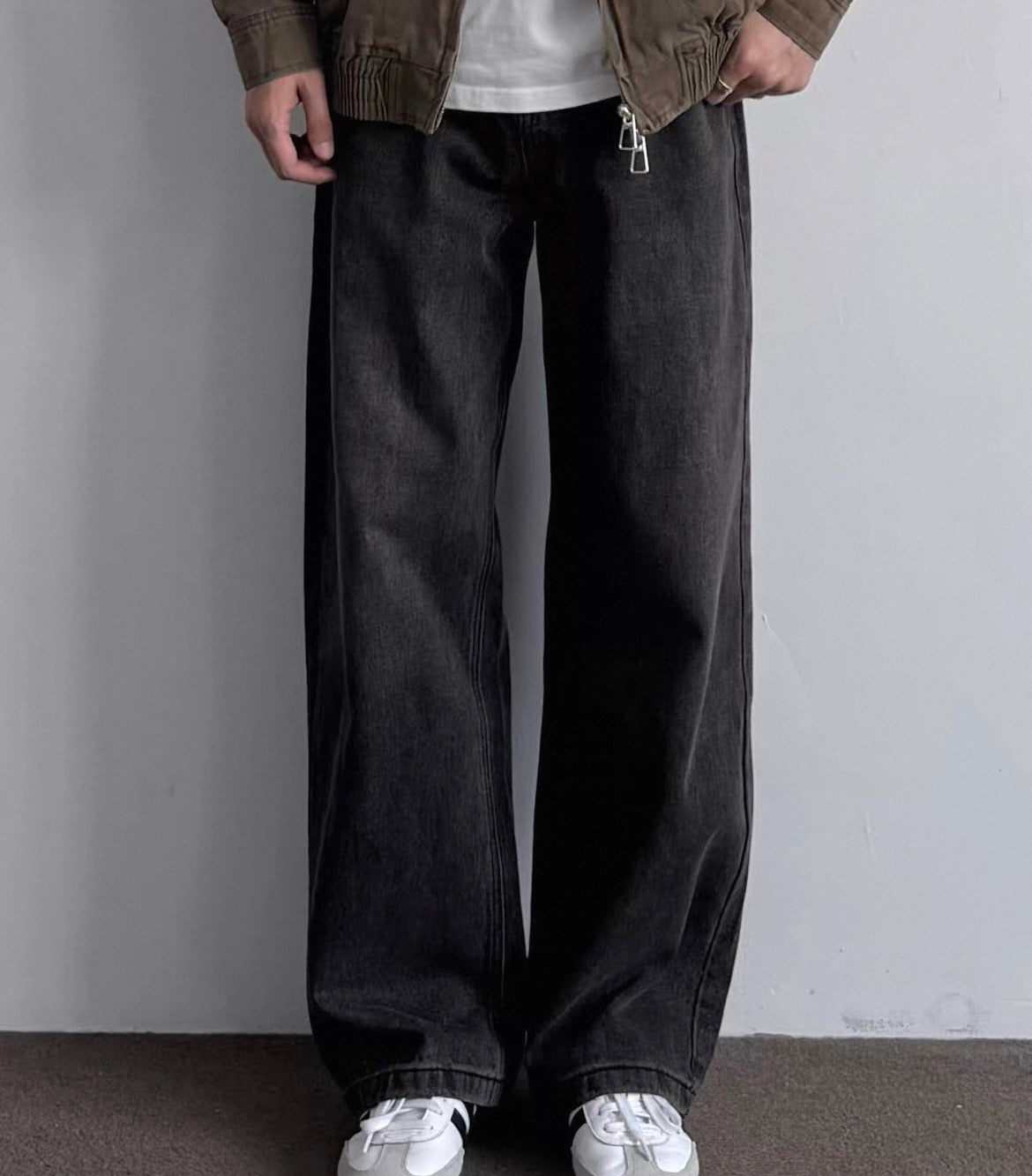 MONTARI NOIR WIDE-LEG JEANS