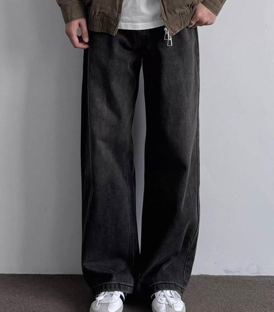 MONTARI NOIR WIDE-LEG JEANS