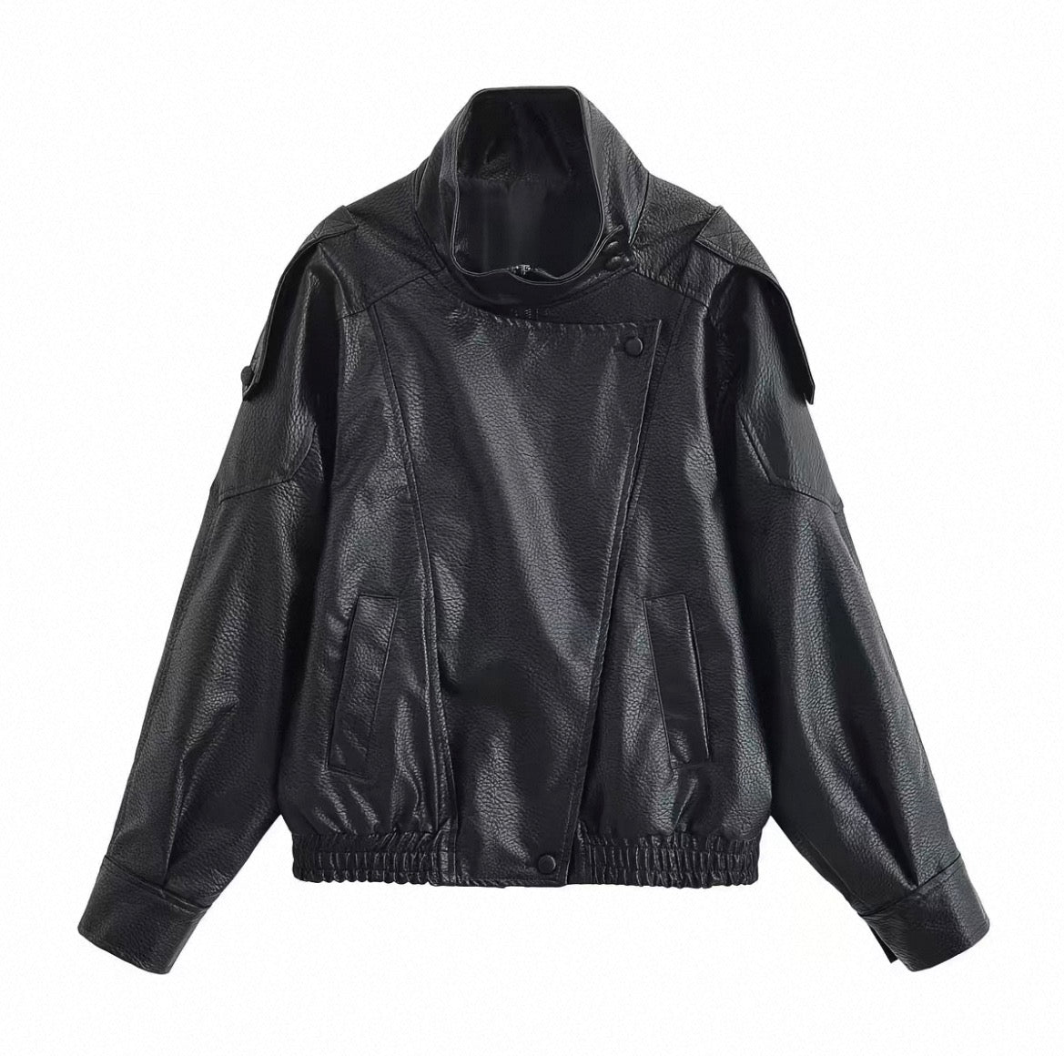 MONTARI LEATHER BOMBER JACKET