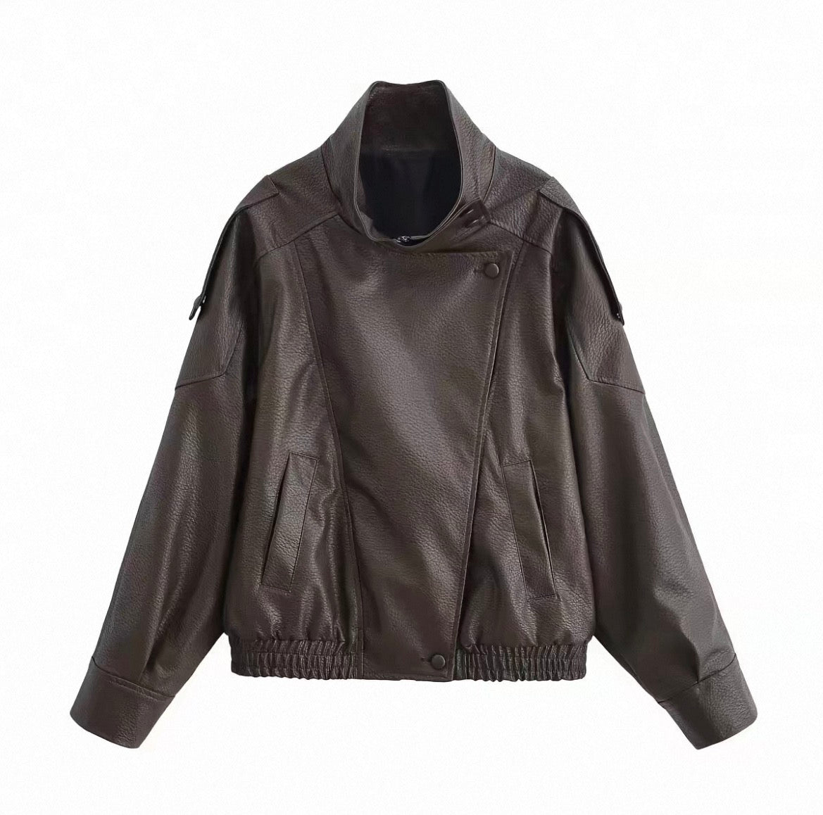 MONTARI LEATHER BOMBER JACKET