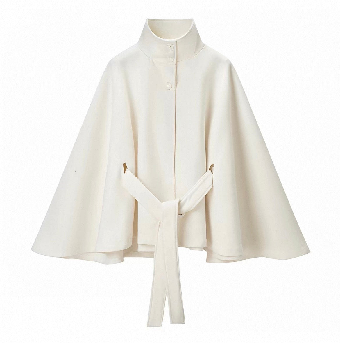 MONTARI BELTED CAPE JACKET