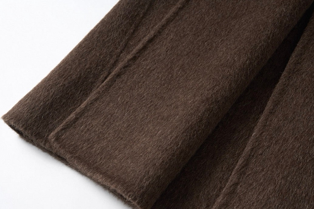 MONTARI YAK WOOL DOUBLE-BREASTED COAT