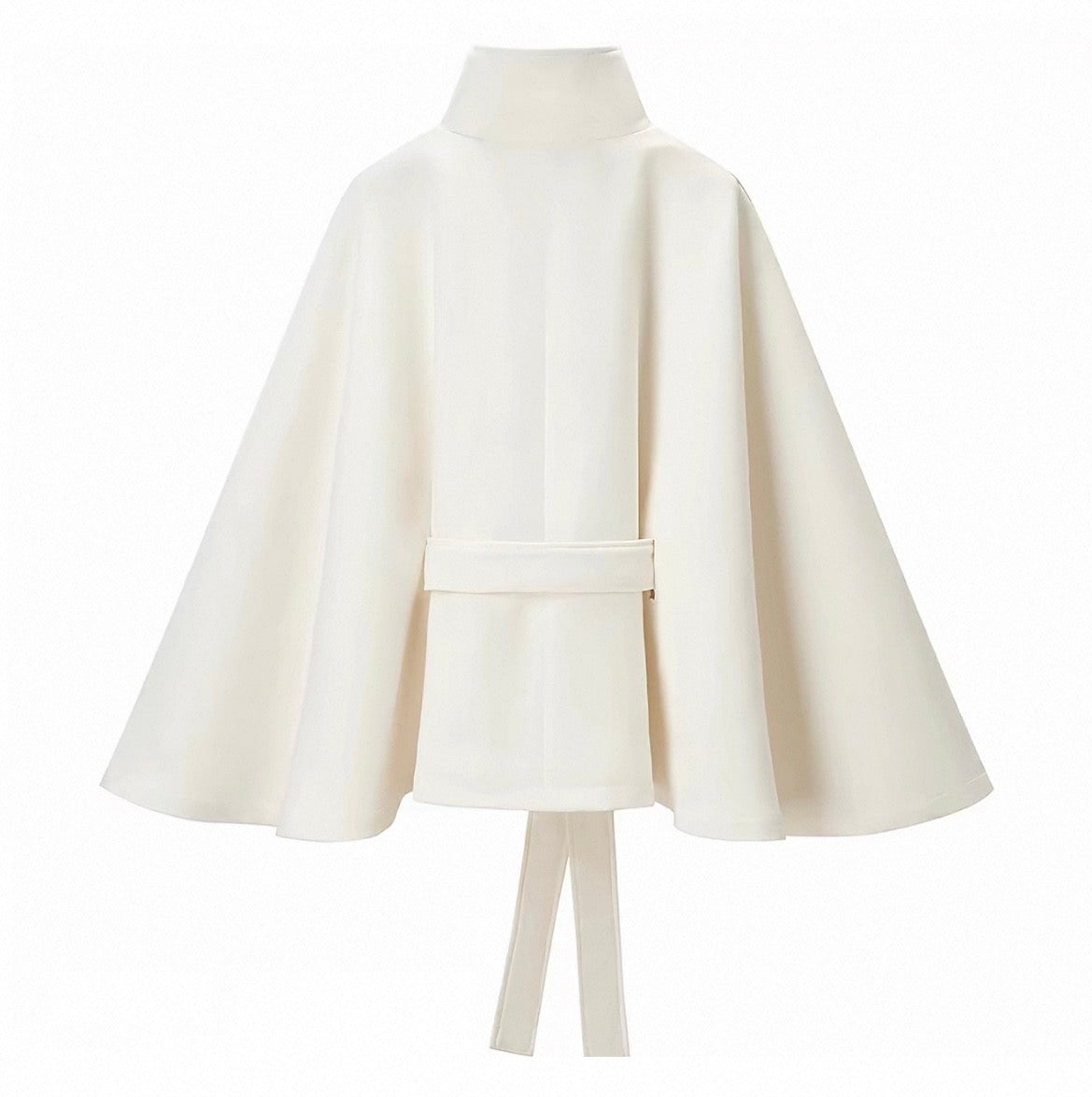 MONTARI BELTED CAPE JACKET