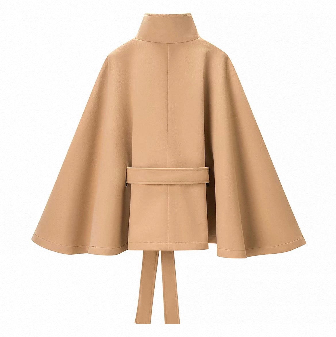 MONTARI BELTED CAPE JACKET