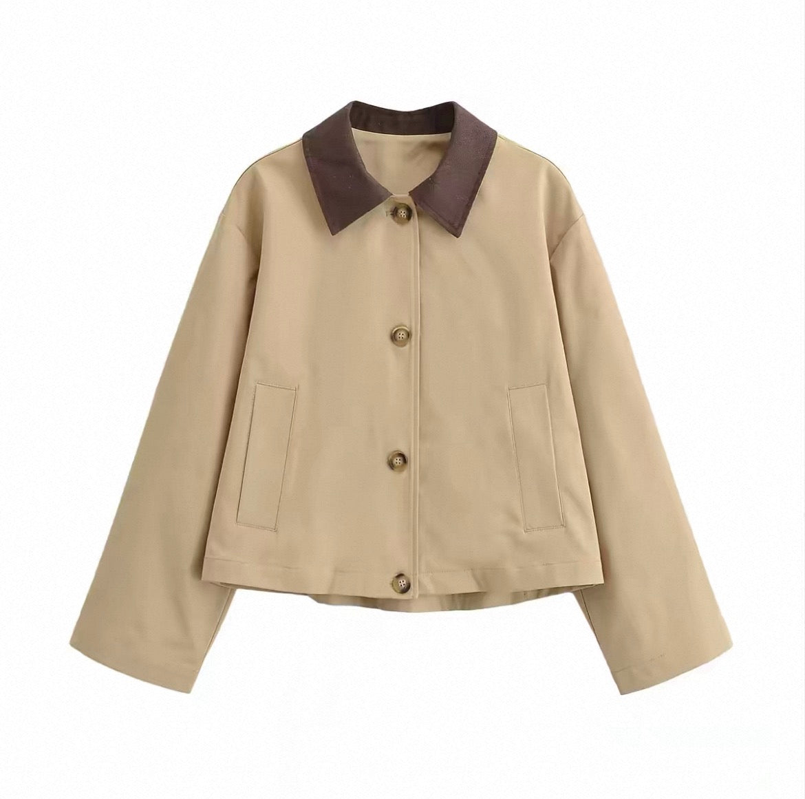 MONTARI CONTRAST COLLAR JACKET