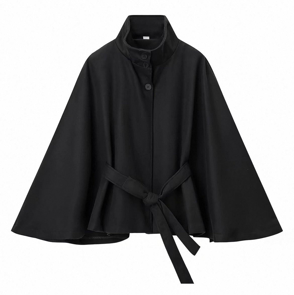 MONTARI BELTED CAPE JACKET