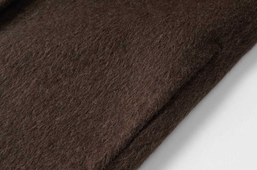MONTARI YAK WOOL DOUBLE-BREASTED COAT