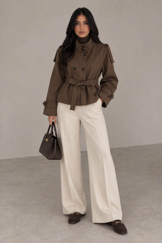 MONTARI BELTED UTILITY JACKET