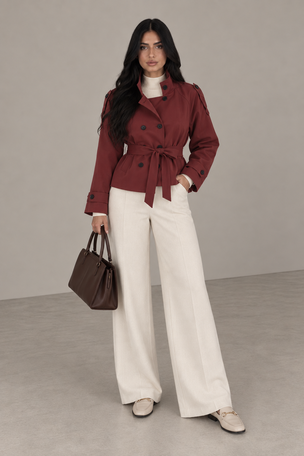 MONTARI BELTED UTILITY JACKET