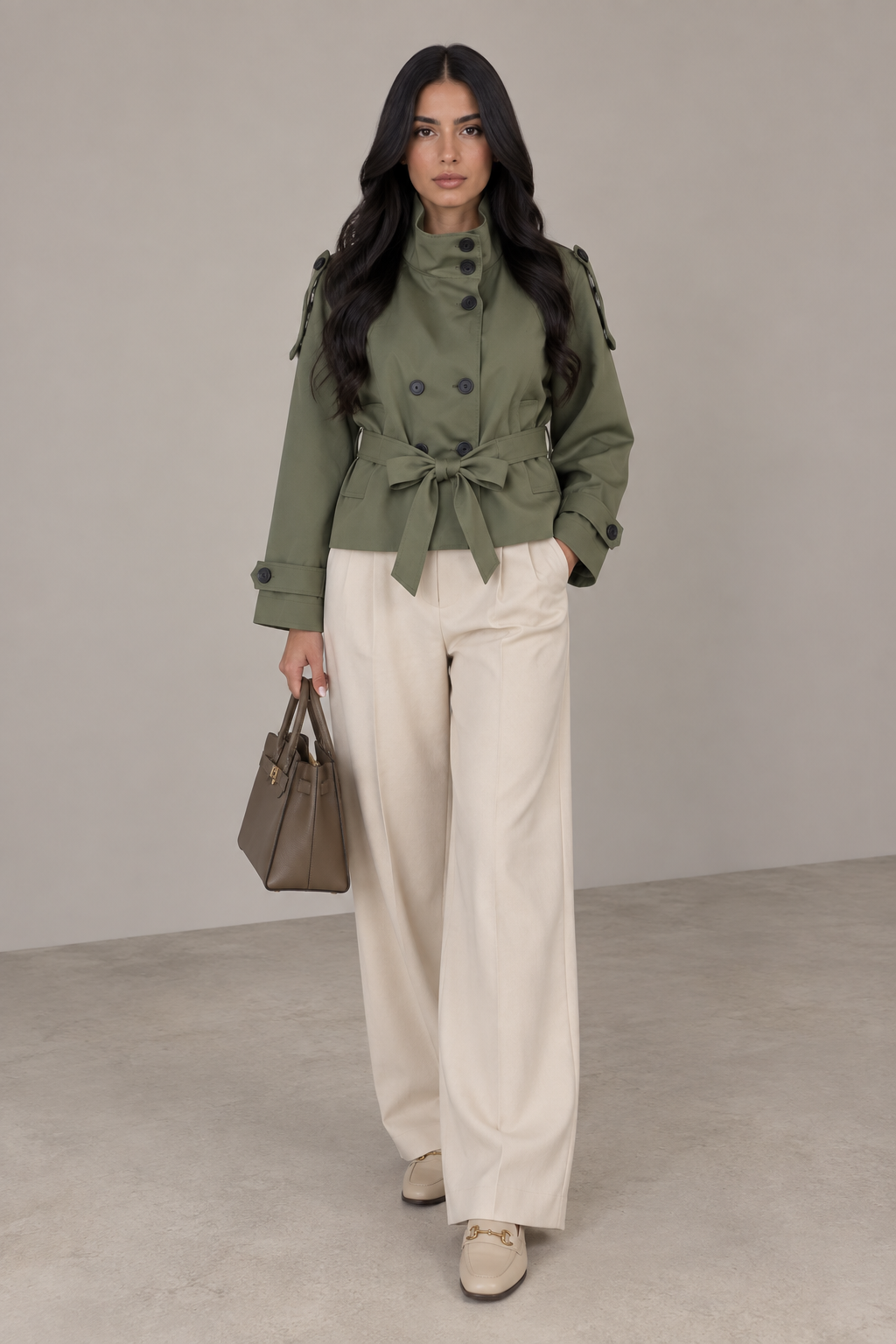 MONTARI BELTED UTILITY JACKET