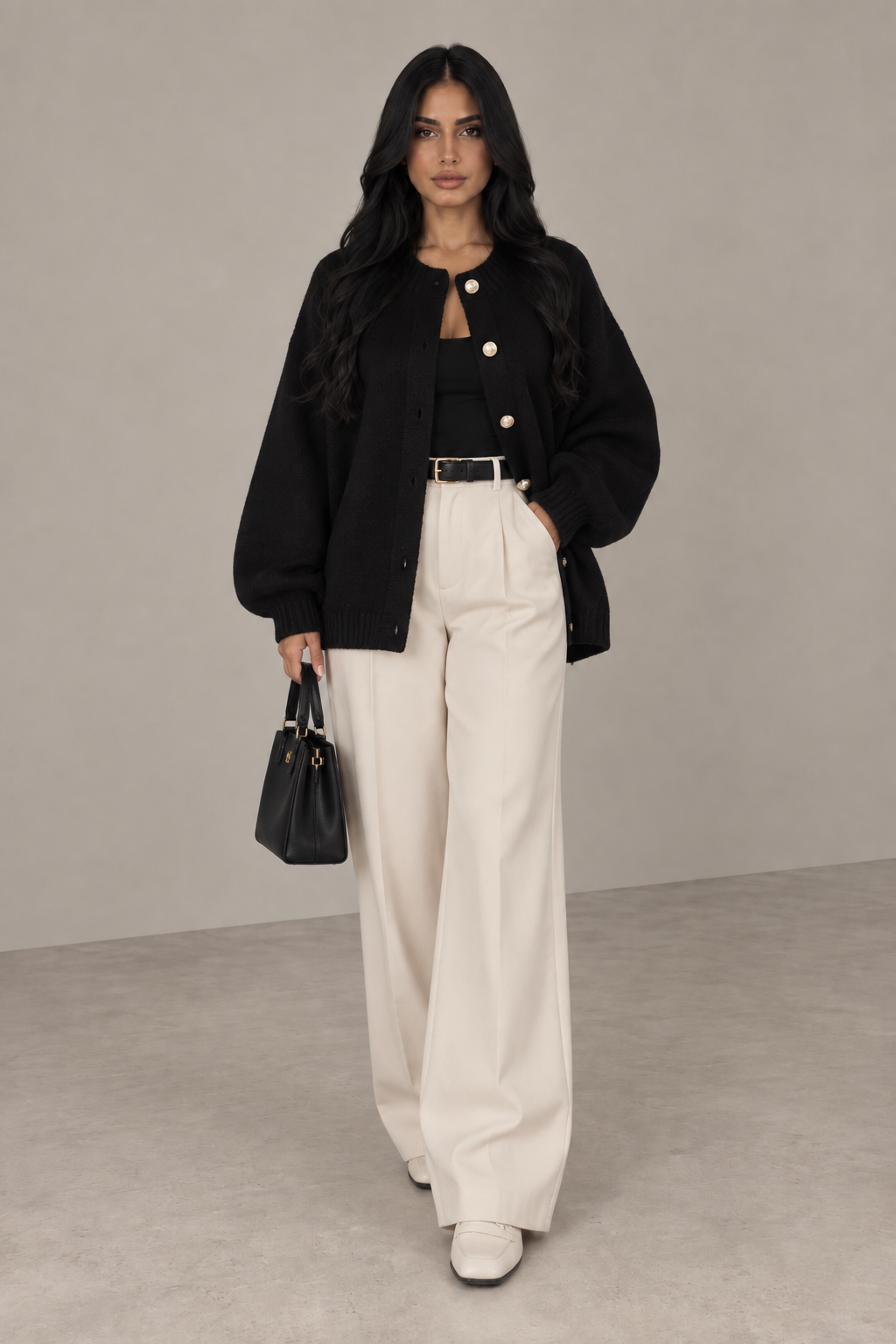 MONTARI OVERSIZED KNIT CARDIGAN