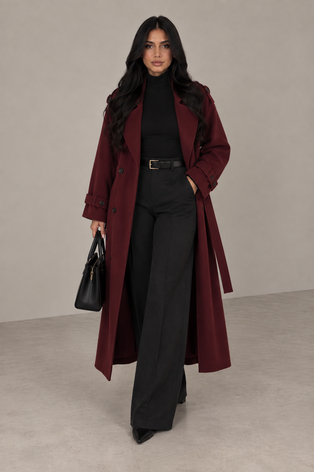MONTARI BELTED TRENCH COAT
