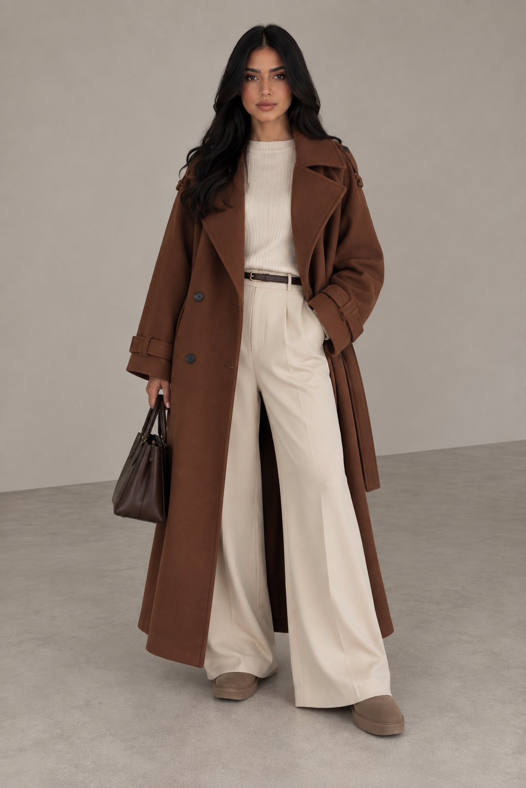 MONTARI BELTED TRENCH COAT