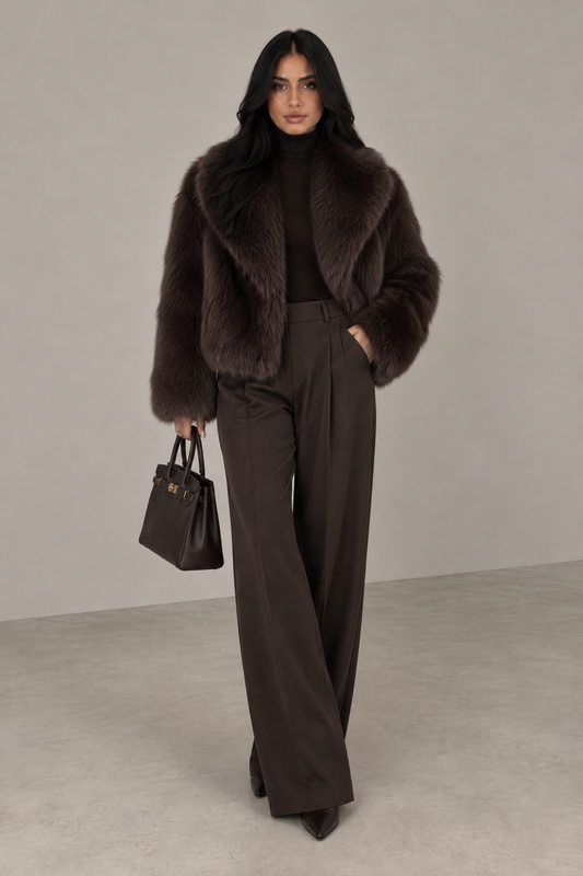 MONTARI FAUX FUR JACKET