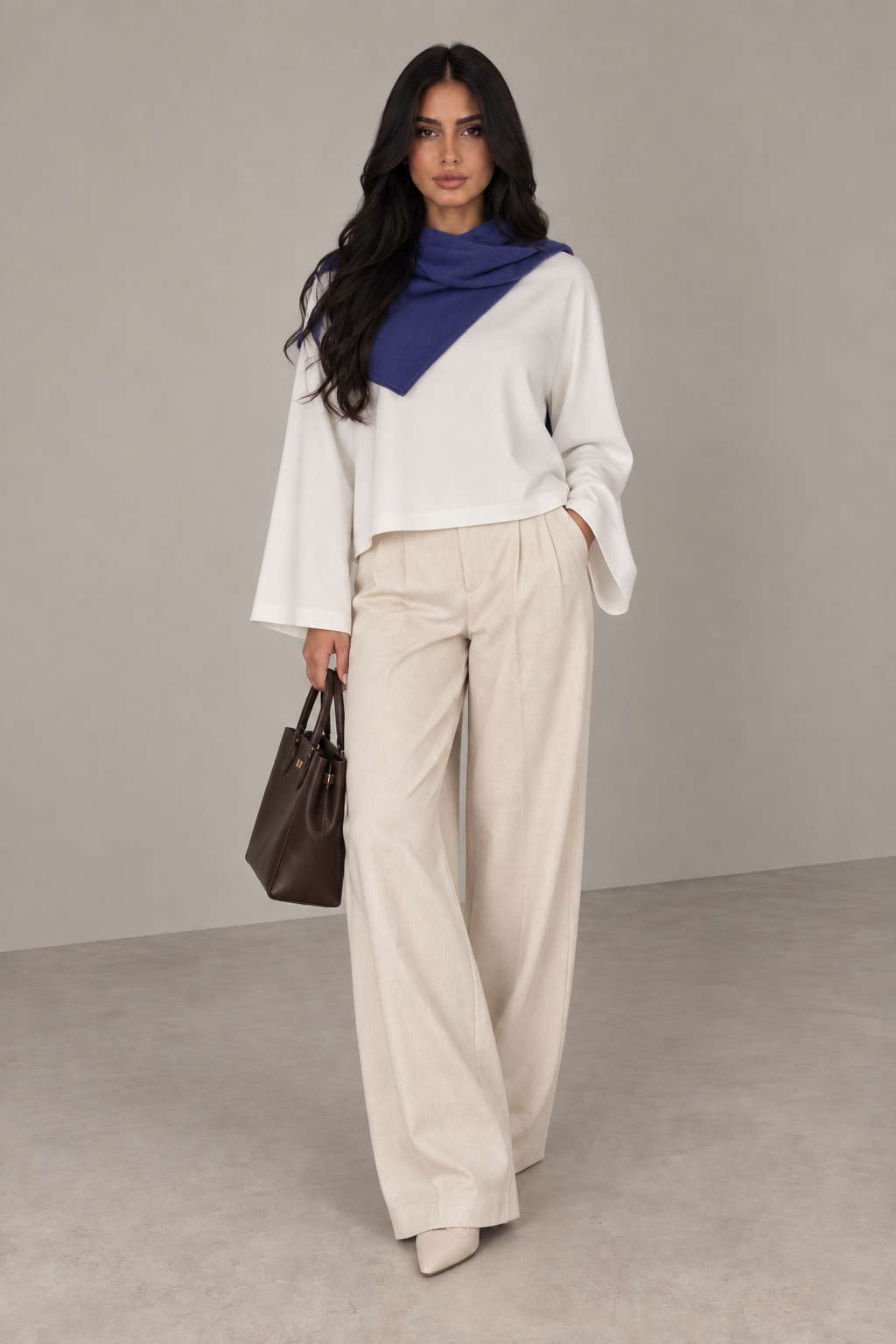 MONTARI OVERSIZED LONG SLEEVE TOP