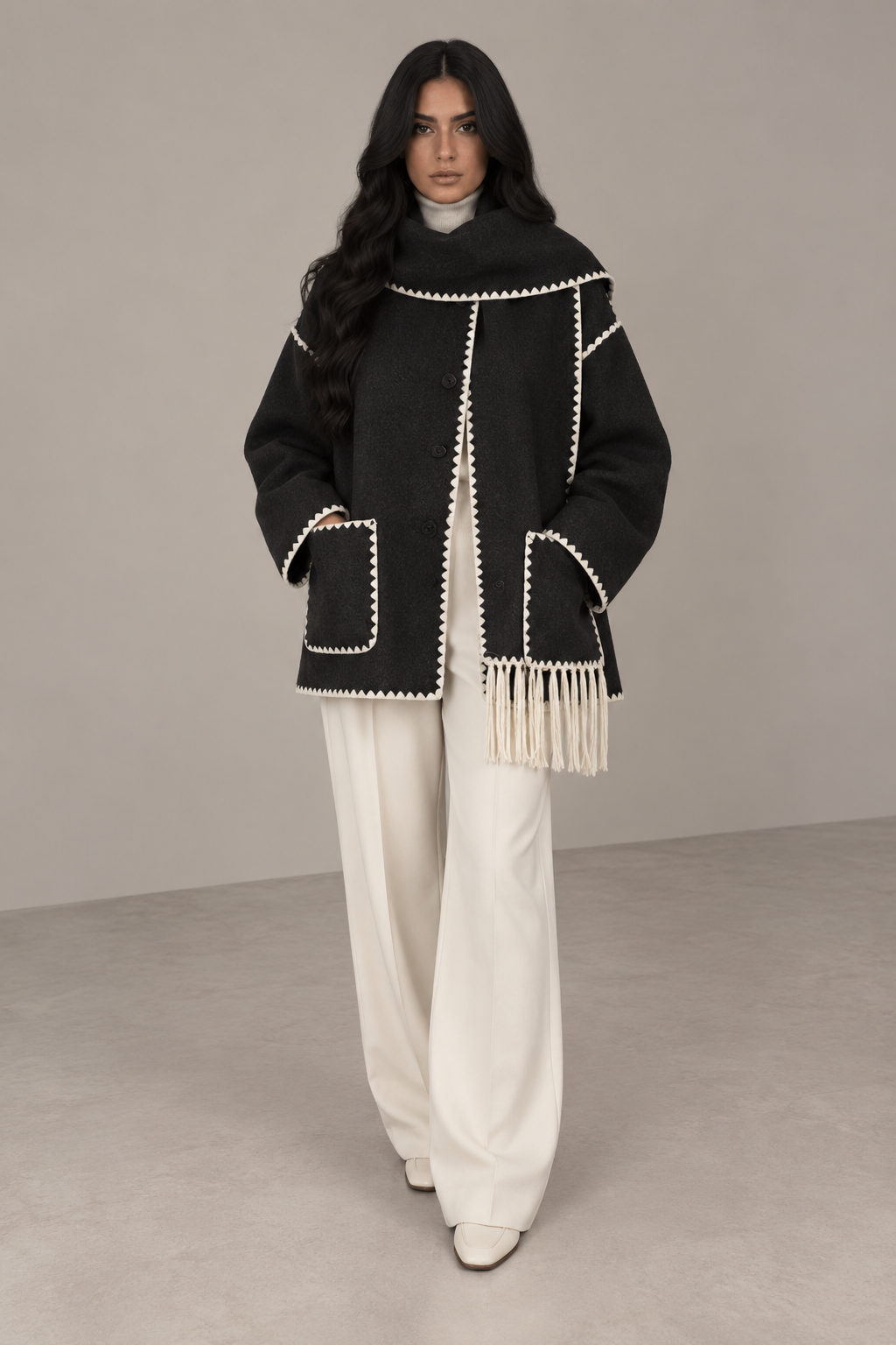 MONTARI SIENNA FRINGE JACKET