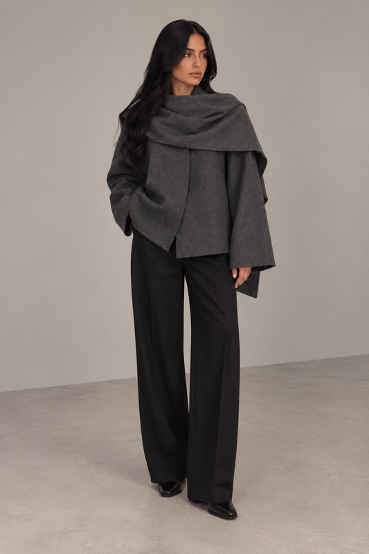 MONTARI OVERSIZED CAPE JACKET