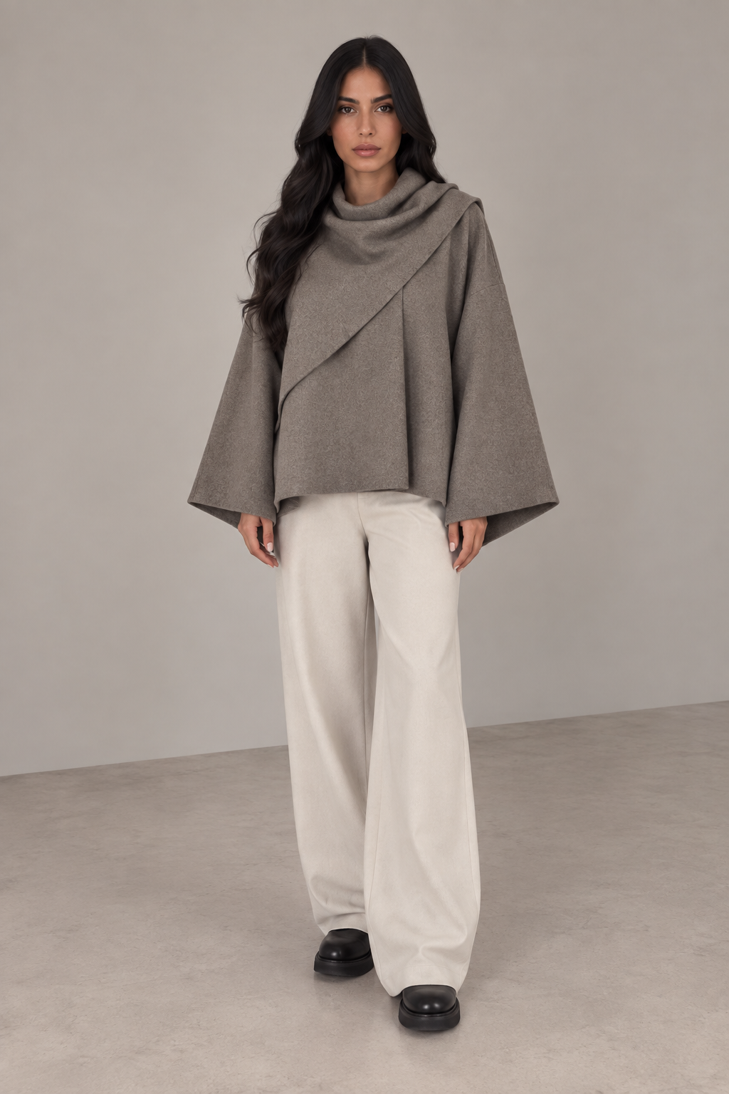 MONTARI DRAPED CAPE