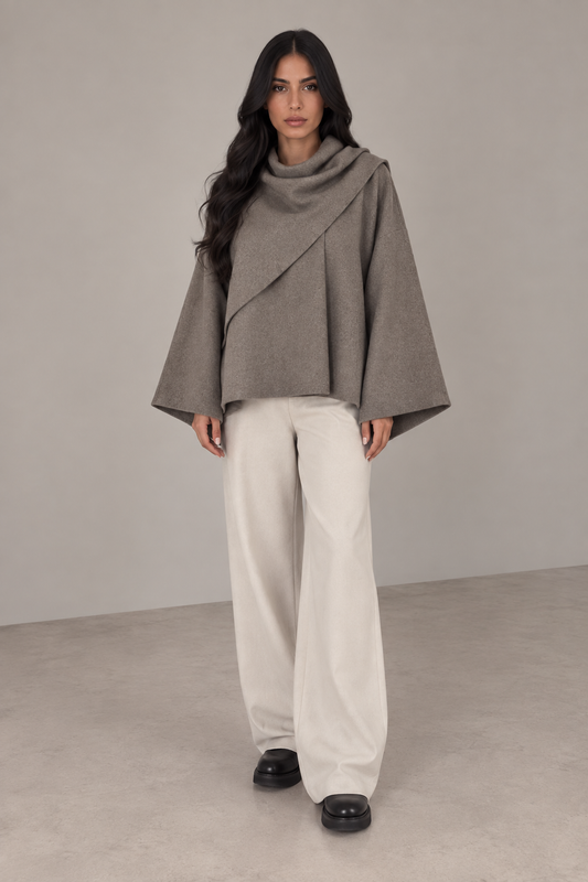 MONTARI DRAPED CAPE
