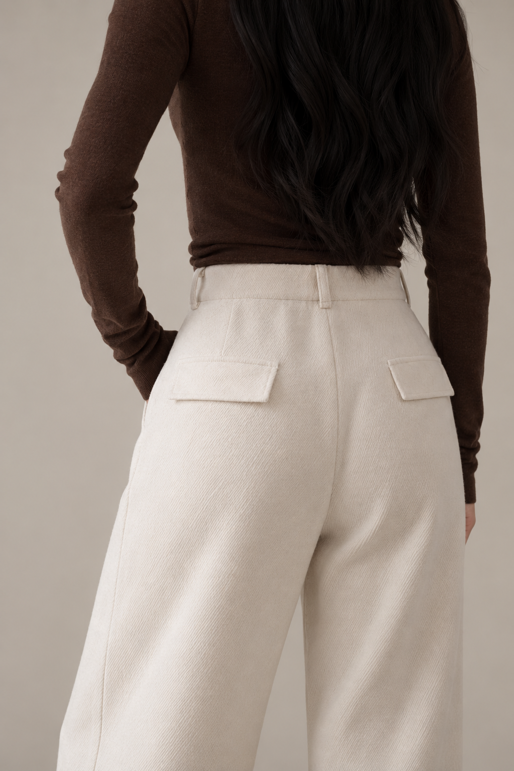 MONTARI HERITAGE WIDE-LEG TROUSERS