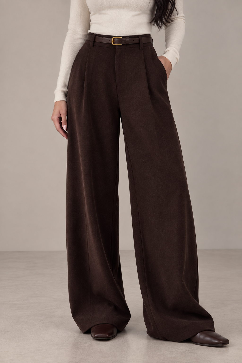 MONTARI HERITAGE WIDE-LEG TROUSERS