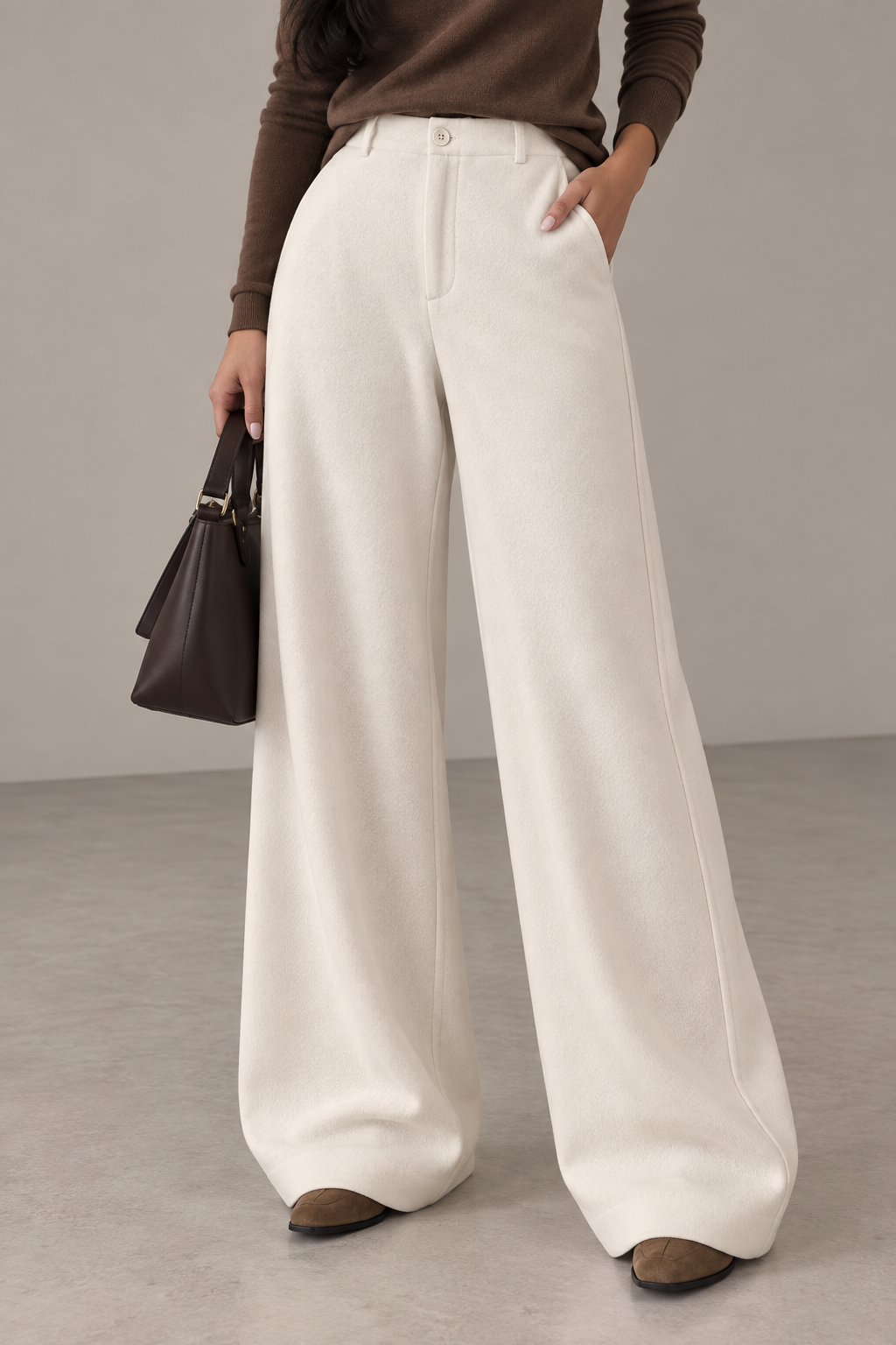MONTARI HERITAGE WIDE-LEG TROUSERS