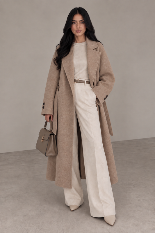 MONTARI WRAP FRONT COAT