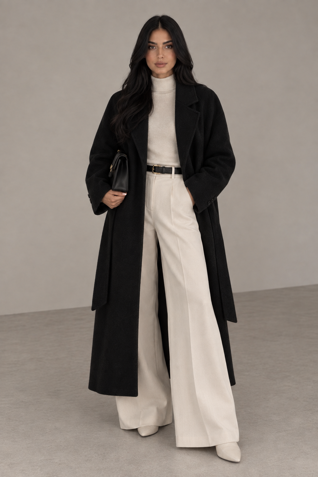 MONTARI WRAP FRONT COAT